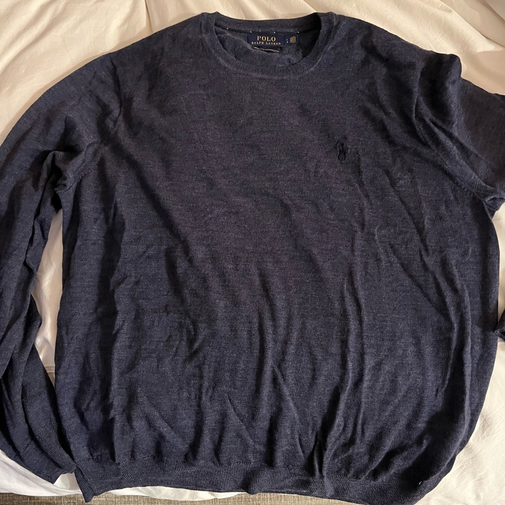 Polo Ralph Lauren Sweater. Blue. Size L.
